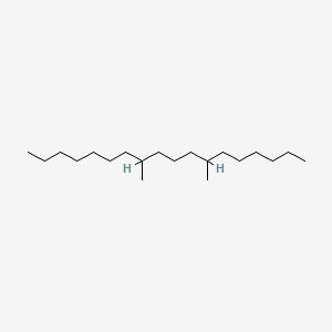 molecular formula C20H42 B1211277 7,11-Dimethyloctadecane CAS No. 65431-89-2