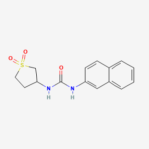 1-(1,1-Dioxidotetrahydrothiophen-3-yl)-3-naphthalen-2-ylurea