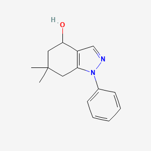 1H-Indazol-4-ol, 4,5,6,7-tetrahydro-6,6-dimethyl-1-phenyl-