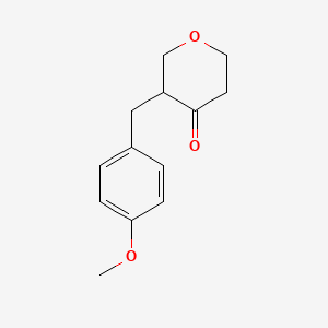 3-(4-methoxybenzyl)dihydro-2H-pyran-4(3H)-one