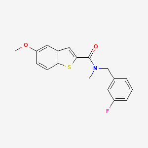 N-(3-Fluorobenzyl)-5-methoxy-N-methylbenzo[b]thiophene-2-carboxamide