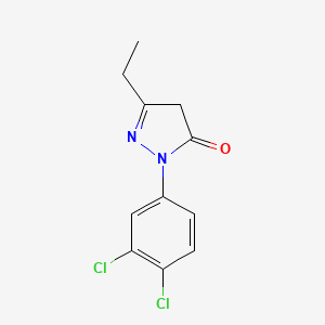 1-(3,4-Dichlorophenyl)-3-ethyl-1h-pyrazol-5(4h)-one