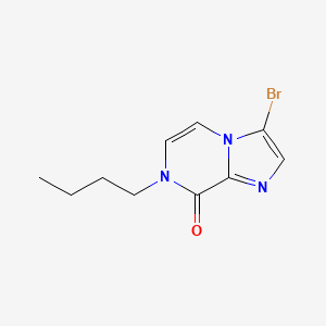 3-Bromo-7-butylimidazo[1,2-a]pyrazin-8(7h)-one