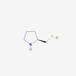 molecular formula C5H11NS B12112967 2-Pyrrolidinemethanethiol,(S)- 