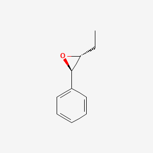 molecular formula C10H12O B1211297 cis-2-Ethyl-3-phenyloxirane CAS No. 69140-50-7