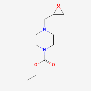 1-Piperazinecarboxylic acid, 4-(2-oxiranylmethyl)-, ethyl ester