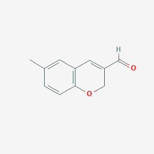 6-Methyl-2H-1-benzopyran-3-carbaldehyde