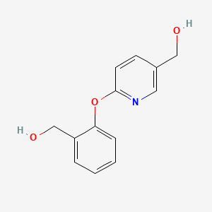 3-Pyridinemethanol, 6-[2-(hydroxymethyl)phenoxy]-