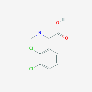 molecular formula C10H11Cl2NO2 B12113234 2-(2,3-Dichlorophenyl)-2-(dimethylamino)acetic acid 