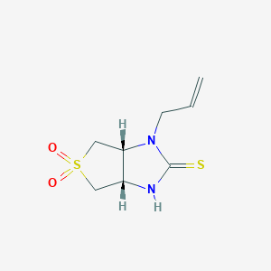 (3aS,6aR)-1-(prop-2-en-1-yl)tetrahydro-1H-thieno[3,4-d]imidazole-2(3H)-thione 5,5-dioxide