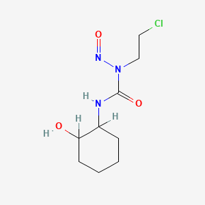 B1211327 N-(2-Chloroethyl)-N'-(2-hydroxycyclohexyl)-N-nitrosourea CAS No. 56323-43-4