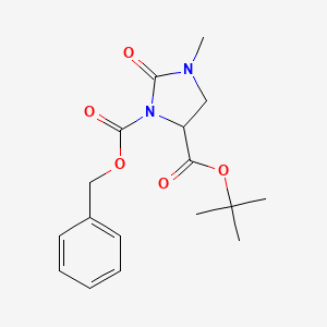 1-benzyl 5-tert-butyl (5S)-3-methyl-2-oxoimidazolidine-1,5-dicarboxylate