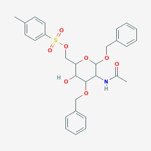 Benzyl 2-acetamido-3-O-benzyl-2-deoxy-6-O-[(4-methylphenyl)sulfonyl]-alpha-D-glucopyranoside