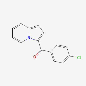 Methanone, (4-chlorophenyl)-3-indolizinyl-