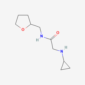 molecular formula C10H18N2O2 B12113419 Acetamide, 2-(cyclopropylamino)-N-[(tetrahydro-2-furanyl)methyl]- CAS No. 1184459-01-5