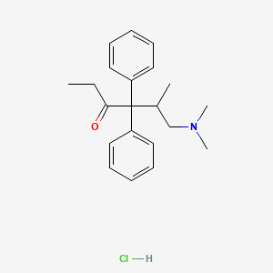 molecular formula C21H28ClNO B1211342 异甲啉盐酸盐 CAS No. 5341-49-1