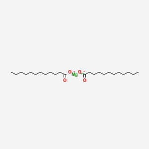 molecular formula C24H46MgO4 B1211344 十二酸镁盐 CAS No. 4040-48-6