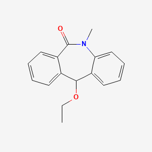 molecular formula C17H17NO2 B1211350 Etazepine CAS No. 88124-27-0