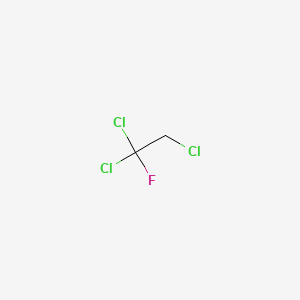 molecular formula C2H2Cl3F B1211354 1,1,2-Trichloro-1-fluoroethane CAS No. 811-95-0