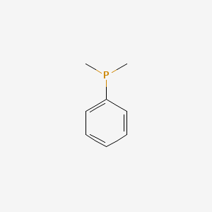 molecular formula C8H11P B1211355 Dimethylphenylphosphine CAS No. 672-66-2