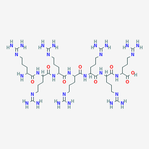 molecular formula C42H86N28O8 B12113551 L-Arginine heptamer 