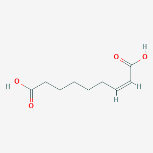 molecular formula C9H14O4 B12113556 (Z)-2-NonenedioicAcid 