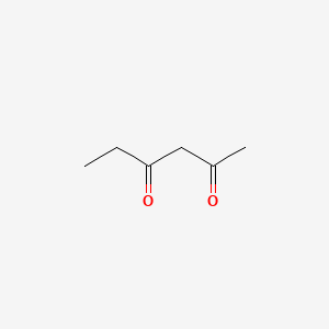molecular formula C6H10O2 B1211359 2,4-Hexanedione CAS No. 3002-24-2