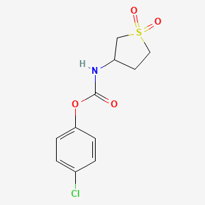 4-Chlorophenyl (1,1-dioxidotetrahydrothiophen-3-yl)carbamate