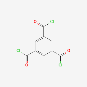 molecular formula C9H3Cl3O3 B1211363 1,3,5-Benzenetricarbonyl trichloride CAS No. 4422-95-1