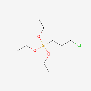 molecular formula C9H21ClO3Si B1211364 (3-氯丙基)三乙氧基硅烷 CAS No. 5089-70-3