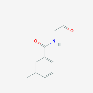 molecular formula C11H13NO2 B12113649 N-acetonyl-3-methylbenzamide 