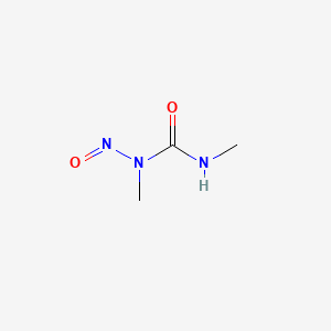 molecular formula C3H7N3O2 B1211366 N,N'-Dimethyl-N-nitrosourea CAS No. 13256-32-1