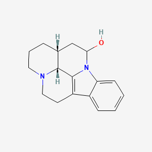 molecular formula C17H20N2O B1211368 Dihydrodinoreburnameninol CAS No. 95909-85-6