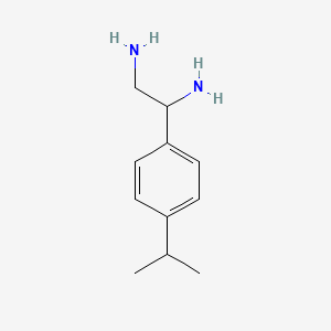 molecular formula C11H18N2 B12113738 1-(4-Isopropyl-phenyl)-ethane-1,2-diamine 