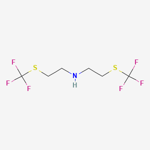 Bis-(2-trifluoromethylsulfanyl-ethyl)-amine