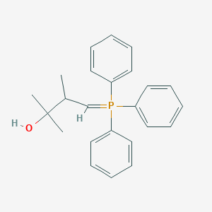 molecular formula C24H27OP B12113778 (R)-2,3-Dimethyl-4-(triphenylphosphoranylidene)-2-butanol 