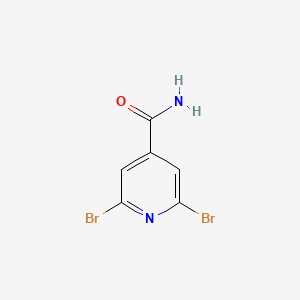 molecular formula C6H4Br2N2O B12113850 2,6-Dibromoisonicotinamide 