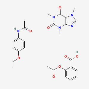 molecular formula C27H31N5O8 B1211387 Thomapyrin CAS No. 8003-03-0