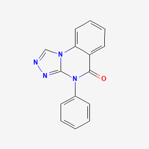 4-phenyl-4H,5H-[1,2,4]triazolo[4,3-a]quinazolin-5-one