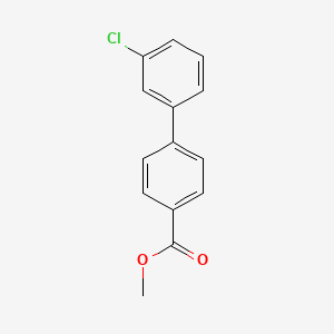 molecular formula C14H11ClO2 B12114091 Methyl 3'-chloro[1,1'-biphenyl]-4-carboxylate 