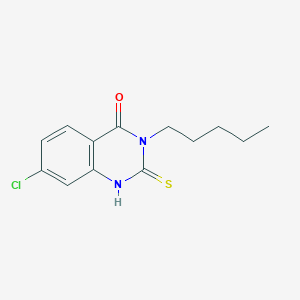 7-chloro-2-mercapto-3-pentylquinazolin-4(3H)-one