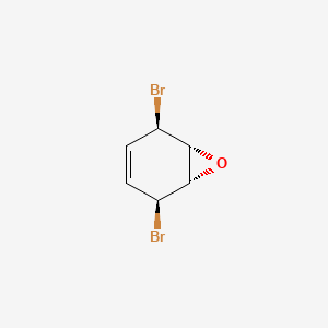 molecular formula C6H6Br2O B12114132 cis-Cyclohexa-1,4-diene oxide dibromide CAS No. 39573-55-2