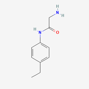 molecular formula C10H14N2O B12114161 N-(4-ethylphenyl)glycinamide 