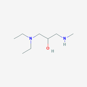 molecular formula C8H20N2O B12114184 1-(Diethylamino)-3-(methylamino)propan-2-ol CAS No. 52467-68-2