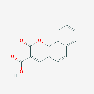 molecular formula C14H8O4 B12114205 2-oxo-2H-benzo[h]chromene-3-carboxylic acid CAS No. 82119-82-2