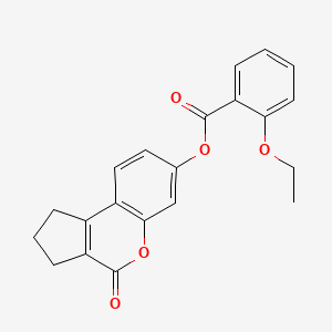 (4-oxo-2,3-dihydro-1H-cyclopenta[c]chromen-7-yl) 2-ethoxybenzoate