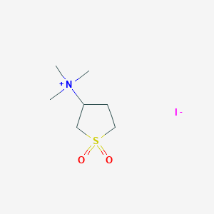 N,N,N-Trimethyl-1,1-dioxo-1lambda~6~-thiolan-3-aminium iodide