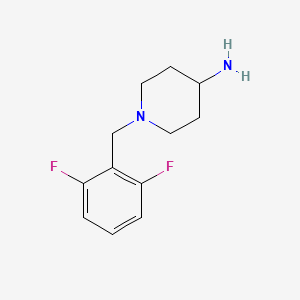 molecular formula C12H16F2N2 B12114231 4-Amino-1-(2,6-difluorobenzyl)piperidine 