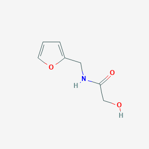 molecular formula C7H9NO3 B12114349 N-(furan-2-ylmethyl)-2-hydroxyacetamide 