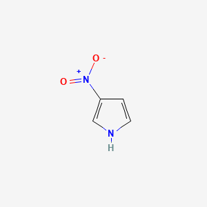 molecular formula C4H4N2O2 B1211435 3-Nitropyrrole CAS No. 5930-94-9